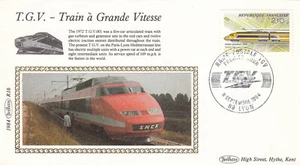 Trains TGV France Benham FDC Lyon 1984 (133552) - Imagen 1 de 2