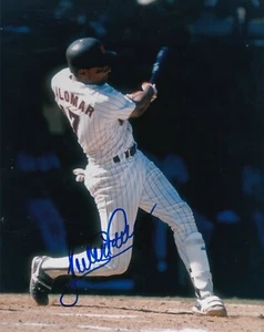 SANDY ALOMAR JR SAN DIEGO PADRES ACTION SIGNED 8x10 - Picture 1 of 1