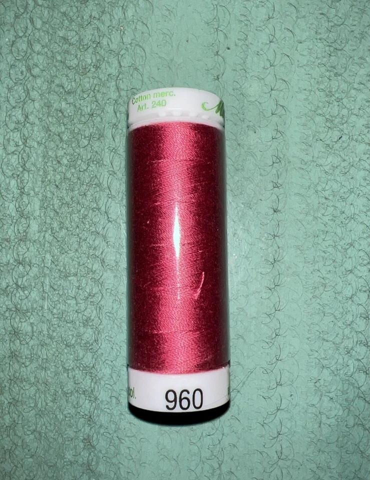 Mettler Cotton Thread For Fine Embroidery Art. 240-960 No 60 200m/219 Yds - Image 1 of 1