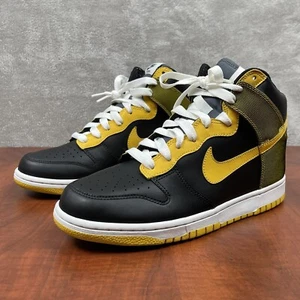 Nike Men’s Dunk High North Shoes Black/Varsity Maize-Flint Grey Size 9.5 - Picture 1 of 18