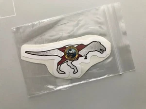 3x3 Florida T-Rex Dinosaur Flag Vinyl Weatherproof Waterproof Sticker - Picture 1 of 1