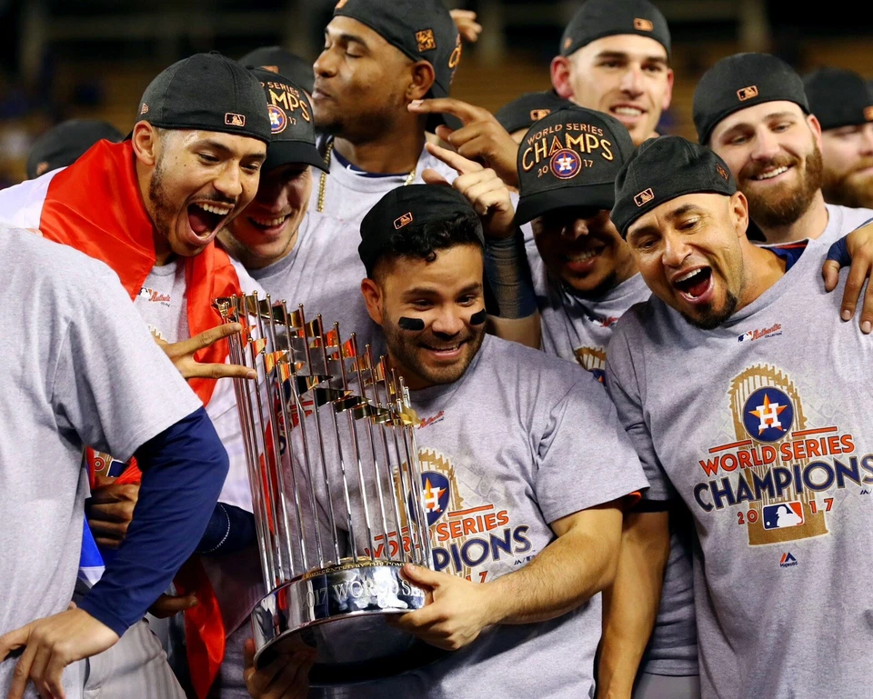 8x10 Photo JOSE ALTUVE Houston Astros ‘17 World Series Champion ‘22 MVP All Star - Image 1 of 1