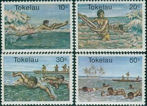 Tokelau 1980 - Water Sports - Set of 4 - MNH