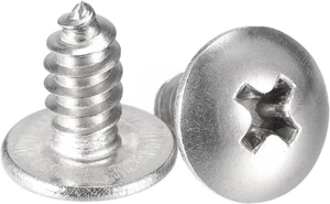 Uxcell Phillips Head Self Tapping Screws, #10X3/8" 304 Stainless Steel Wood Shee - Picture 1 of 12