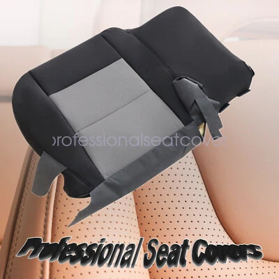 For 2003-2011 Ford Ranger Driver Bottom Cloth Replacement Seat Cover Black/Gray - Image 1 of 4