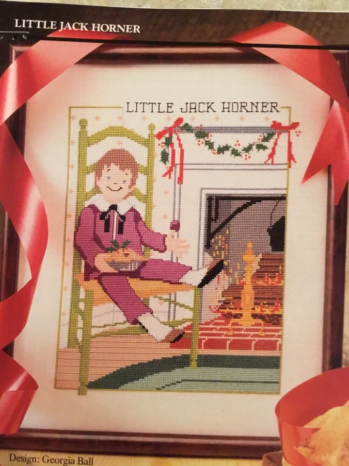 Counted Cross Stitch Pattern Little Jack Horner - Image 1 of 1