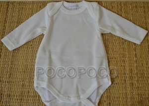 Long Sleeve Baby Body In Cotton Wool Liabel 05321B417 Baby Underwear - Picture 1 of 1