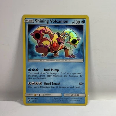 Pokémon Shining Volcanion 27/73 Pokemon Card Ultra Rare Shining Legends NM-LP - Image 1 of 4