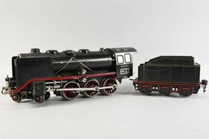 Q05F41- Märklin Modelleisenbahn Dampflokomotive mit Tender Spur 0 - Bild 1 von 12