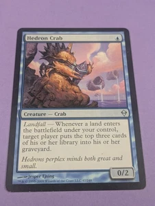 MTG Magic: Zendikar: Hedron Crab #47/249 Uncommon - LP - Picture 1 of 2