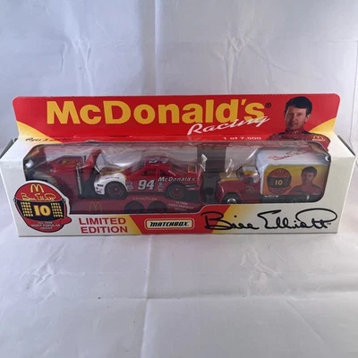 Bill Elliott #94 Matchbox McDonald's Racing Edición Limitada 1 de 7.500 3 Vehículos... Foto 1 de 4