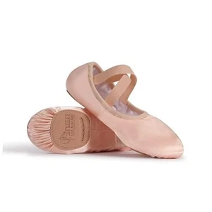 Women's Ballet Shoes, Premium Satin Dance Slippers, Split Soles Non-Slip Yoga - Picture 1 of 7