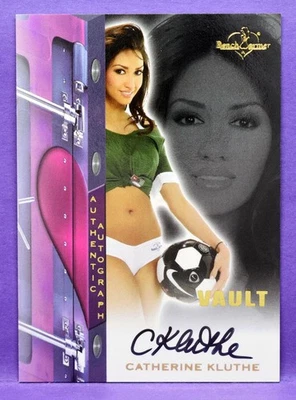 BenchWarmer 2012 Vault Catherine Kluthe Authentic Autograph Insert Card (No #) - Image 1 of 2