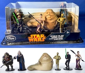 RITORNO DELLO JEDI Disney Store STAR WARS Figurine Playset SLAVE LEIA Jabba Hutt - Foto 1 di 13
