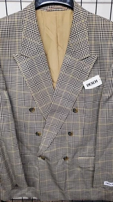 Blazer Abrigo Deportivo Informal Chaqueta 44R Lana ALEMANIA NUEVO para Hombres DE COLECCIÓN NUEVO CON ETIQUETAS DESCH Foto 1 de 4