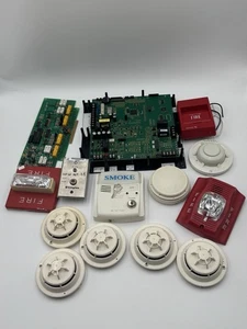Lotto parti allarme antincendio (Wheelock, Kidde, Simplex, sensore di sistema, Edwards) - Foto 1 di 11