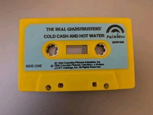 The Real Ghostbusters Cold Cash and Hot Water Audio Cassette Tape Pickwick 1988 - Picture 1 of 1