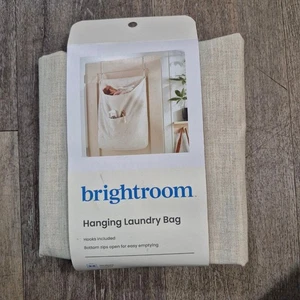brightroom Hanging Laundry Bag One Size Beige Home Storage - Picture 1 of 5