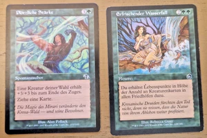 2 MTG Karten - Plötzliche Stärke, Erfrischender Wasserfall - Bild 1 von 1