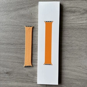 APPLE WATCH BRAIDED SOLO LOOP 45MM - SIZE 7 - BRIGHT ORANGE - Photo 1/3