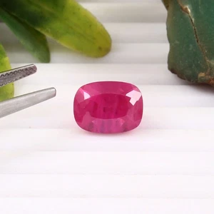 Cojín de piedras preciosas facetadas sueltas zafiro rosa ceilán impecable natural corte 6,00 CT - Imagen 1 de 6