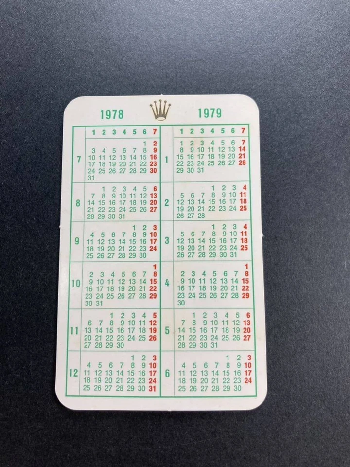 Rolex 1979-80 Calendario Estuche Folleto 1675 5513 6263 6265 1655 1665 Foto 1 de 2