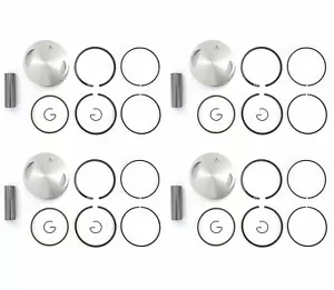 4 Pack Piston Kit - Oversize Bore +.25mm Honda CB550 1974 1975 1976 1977 1978 OS - Picture 1 of 2