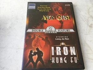 Angry Fist & Iron Kung Fu Double Feature Slimcase DVD - Picture 1 of 4