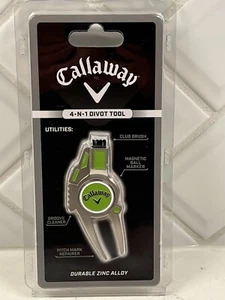 Neu Callaway Golf 4 in 1 Divot/Groove Werkzeug Ball Marker Pinsel werkseitig versiegelt - Bild 1 von 1