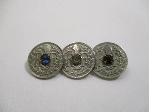 ANCIENNE BROCHE PATRIOTIQUE 3 PIECES LINDAUER 5 CENTIMES PETIT MODULE 1925 35 36 - Foto 1 di 7