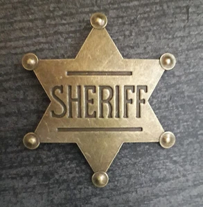 Sheriff Stern Western Cowboy Sheriffstern Deputy Marshal - Bild 1 von 1