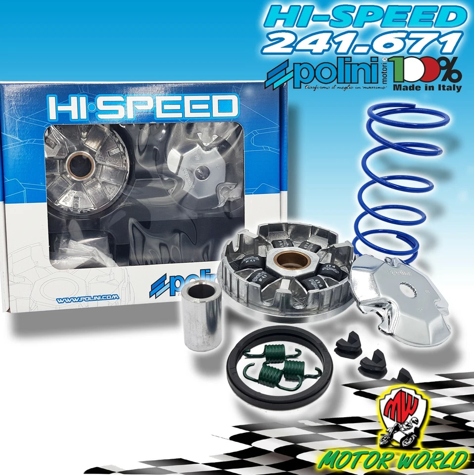 VARIATORE POLINI COD 241.671 HI - SPEED 6 RULLI MBK BOOSTER 50 SPIRIT
