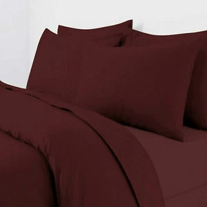 4 Pcs Sheet Set All Solid Colors & Sizes Choose It 600 TC 100% Egyptian Cotton - Picture 1 of 14