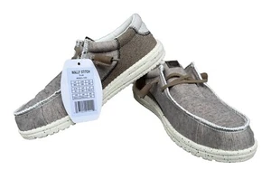 Hey Dude Wally Stitch Teak Mens Slip-On Shoes Size M8 - Picture 1 of 4