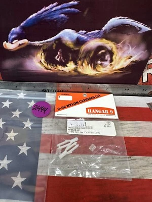 HANGAR 9 HAN3610 2-56 NYLON CLEVISES 2pc. - Image 1 of 4