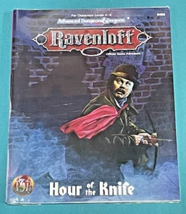 AD&D Ravenloft : Hour of the Knife | #9456 | TSR {NEW_SHRINK_MINT} OOP RARE - Picture 1 of 2