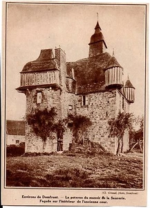 1932 -- POTERNE DU MANOIR LA SAUCERIE PRES DOMFRONT - Picture 1 of 1