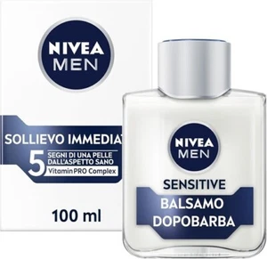 Nivea Men Sensitive Balsamo Dopobarba Sollievo Immediato 0 Alcool 100 Ml - Foto 1 di 8