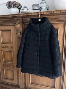 Herno Daunenmantel Mantel mit Pailletten Gr 38 - Bild 1 von 15