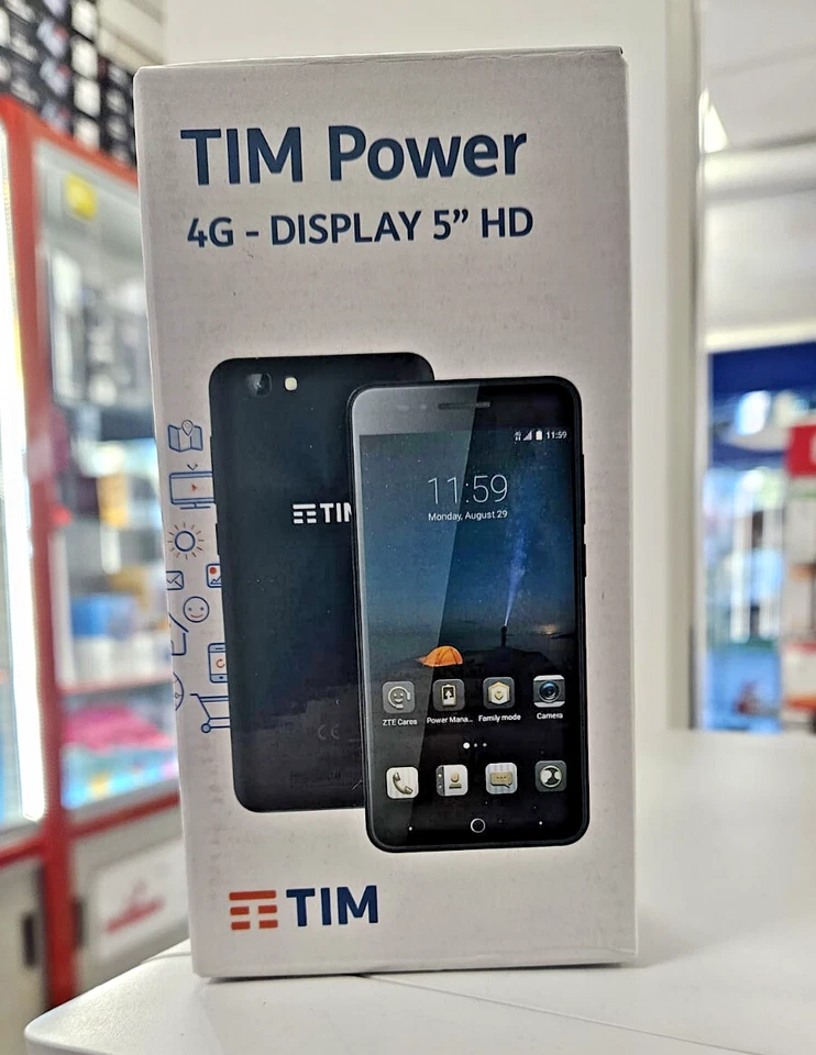 TIM Power 4G smartphone piccolo Android ZTE Blade A612 NUOVO garanzia 2anni - Immagine 1 di 3