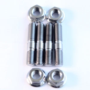RD350 TITANIUM exhaust header stud set with Titanium M8 nuts Banshee 350 - Picture 1 of 1