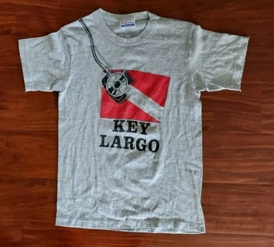 Vintage Key Largo Shirt Small USA 80s - Image 1 of 3