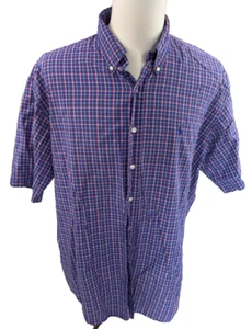 Camisa Ralph Lauren Blake Azul a Cuadros Ligera Manga Corta Para Hombre XL - Imagen 1 de 5