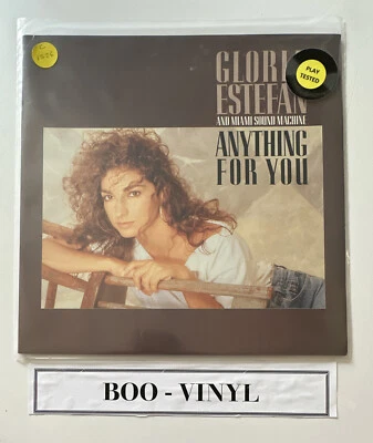 Gloria Estefan Miami Sound Machine Anything For You Lp Vinyl Record EX / EX - Image 1 of 4