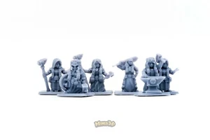 Dwarf Female - Paladin, Warrior - HQ Dungeon - Minis3D - Imagen 1 de 26