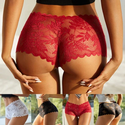 Damen Sexy Spitze G-String Unterwäsche Slip Dessous Tanga Panty Unterhosen ~ - Bild 1 von 4