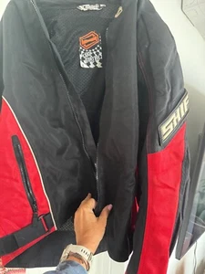 SHIFT Motorcycle Jacket Mens L Take Control Riding Moto Red/Black - Picture 1 of 11