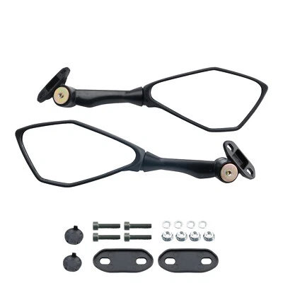 Rear View Mirrors For Kawasaki Ninja 300 EX300 Ninja 400 EX400 Ninja ZX6R ZX636 Foto 1 de 4