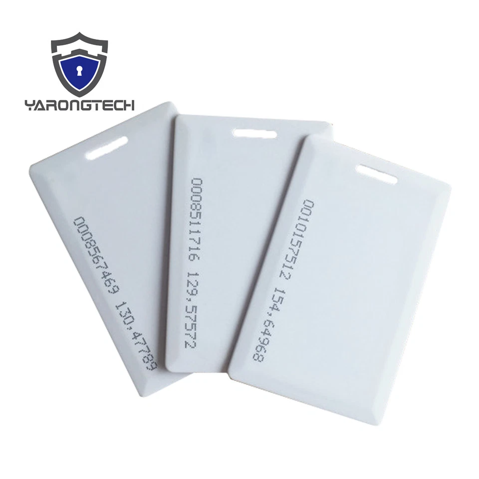 EM Thick card 125khz clamshell contactless rfid Proximity ID Cards-100pcs - Image 1 of 1