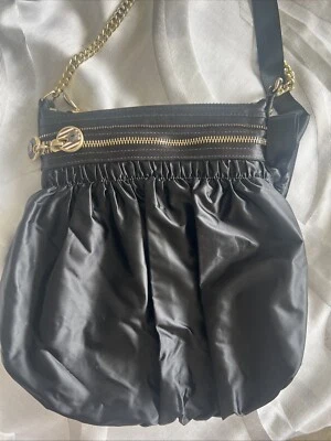 Bolso de Mano Henri Bendel Tela Negro Cremallera  Foto 1 de 4